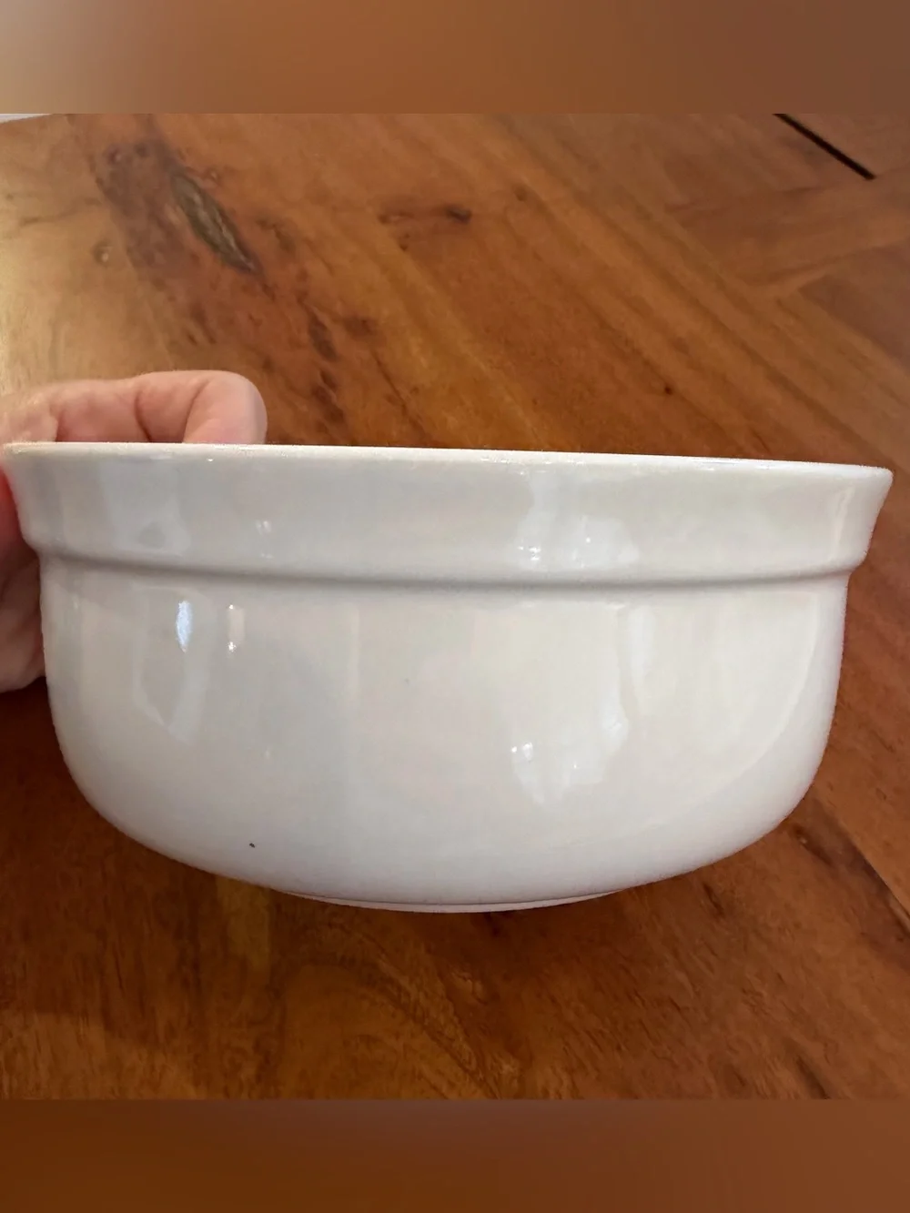 Signature Housewares Thirsty Ceramic Pet Dog Cat Bowl Double Sided Paw Print 6